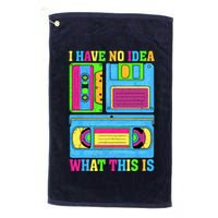 I Have No Idea What This Is 70s 80s 90s Outfit Golf Towel