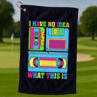 I Have No Idea What This Is 70s 80s 90s Outfit Golf Towel