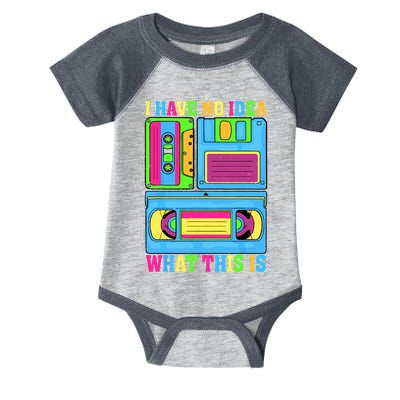 I Have No Idea What This Is 70s 80s 90s Outfit Infant Baby Jersey Bodysuit