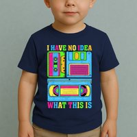 I Have No Idea What This Is 70s 80s 90s Outfit Toddler T-Shirt