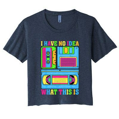 I Have No Idea What This Is 70s 80s 90s Outfit Crop Top