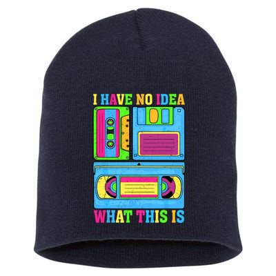 I Have No Idea What This Is 70s 80s 90s Outfit Short Acrylic Beanie