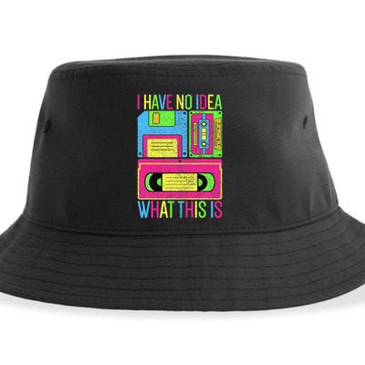 I Have No Idea What This Is 70s 80s 90s Sustainable Bucket Hat