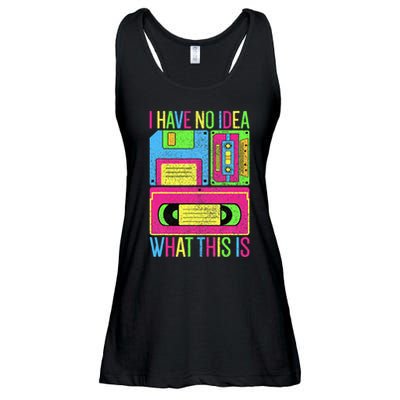 I Have No Idea What This Is 70s 80s 90s Ladies Essential Flowy Tank