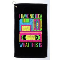 I Have No Idea What This Is 70s 80s 90s Golf Towel
