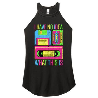 I Have No Idea What This Is 70s 80s 90s Women's Perfect Tri Rocker Tank
