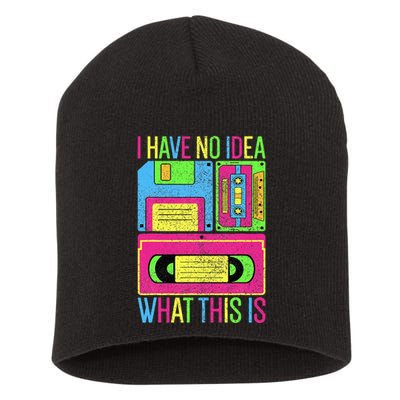 I Have No Idea What This Is 70s 80s 90s Short Acrylic Beanie