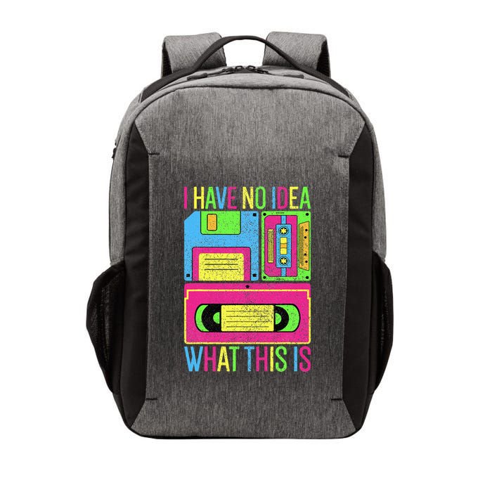 I Have No Idea What This Is 70s 80s 90s Vector Backpack