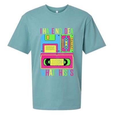 I Have No Idea What This Is 70s 80s 90s Sueded Cloud Jersey T-Shirt