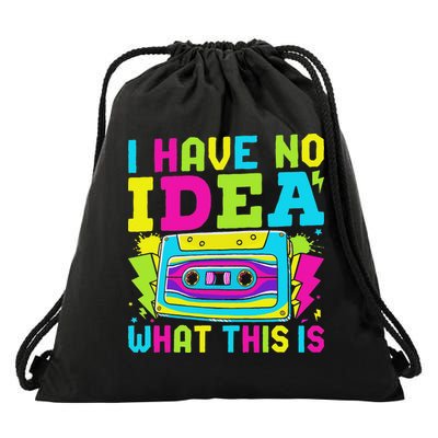 I Have No Idea What This Is Women 70s 80s 90s Outfit Drawstring Bag