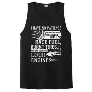 I Have No Patience Race Fuel Burnt Tires Drag Racing PosiCharge Competitor Tank