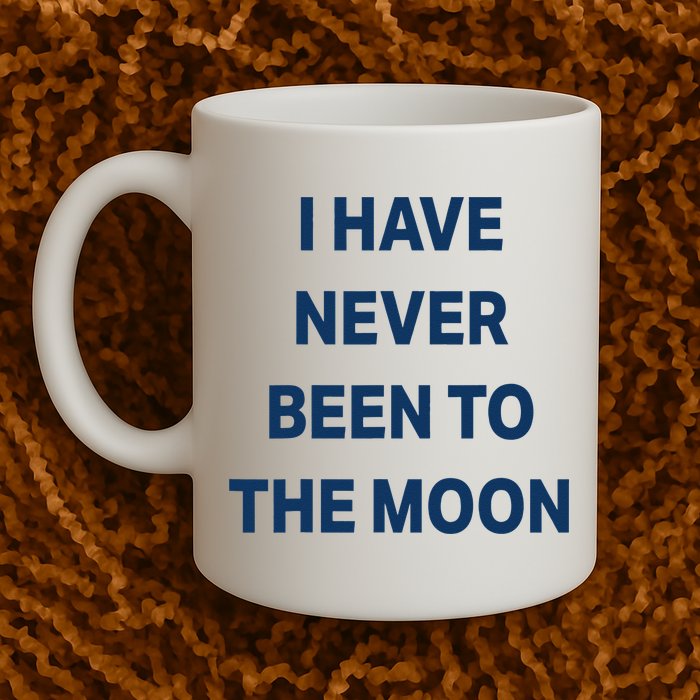 I Have Never Been To The Moon Funny Mug