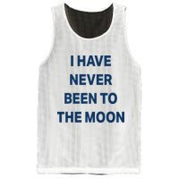 I Have Never Been To The Moon Funny Mesh Reversible Basketball Jersey Tank