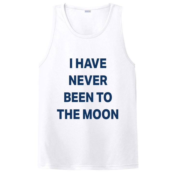 I Have Never Been To The Moon Funny PosiCharge Competitor Tank