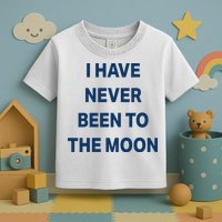 I Have Never Been To The Moon Funny Toddler T-Shirt