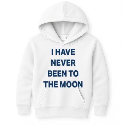 I Have Never Been To The Moon Funny Kids Hoodie