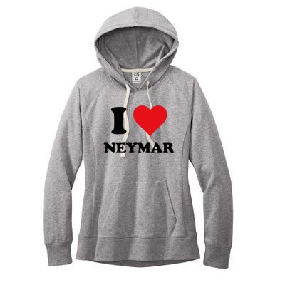 I Heart Neymar First Name Women's Fleece Hoodie