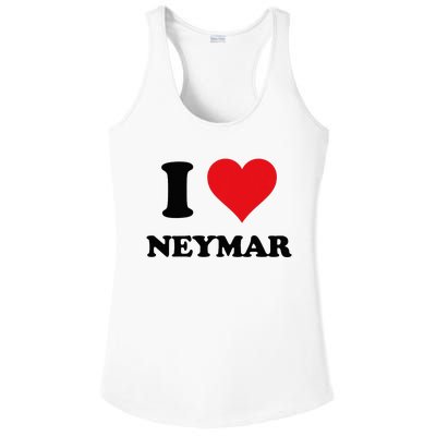 I Heart Neymar First Name Ladies PosiCharge Competitor Racerback Tank