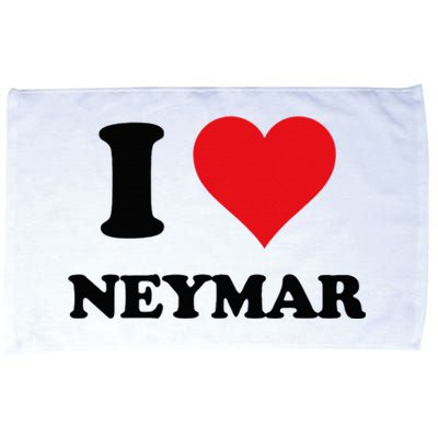 I Heart Neymar First Name Microfiber Hand Towel