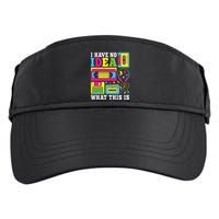 I Have No Idea What This Is 80s 90s Adult Drive Performance Visor