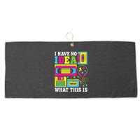 I Have No Idea What This Is 80s 90s Large Microfiber Waffle Golf Towel