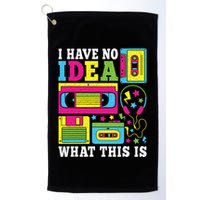 I Have No Idea What This Is 80s 90s Golf Towel
