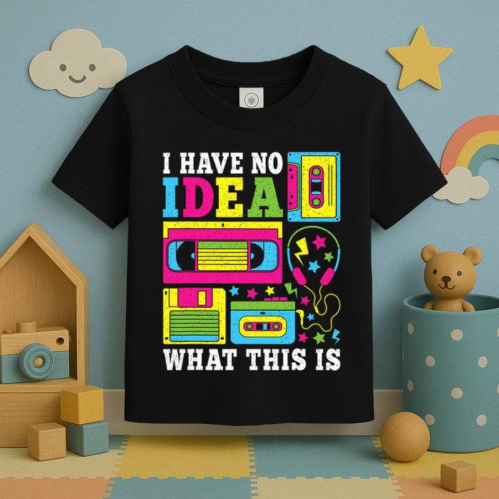 I Have No Idea What This Is 80s 90s Toddler T-Shirt