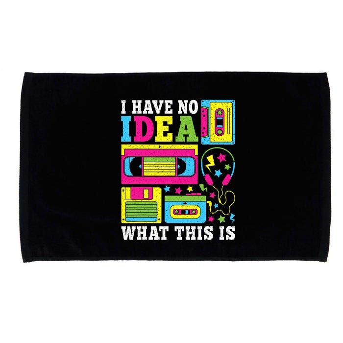 I Have No Idea What This Is 80s 90s Microfiber Hand Towel