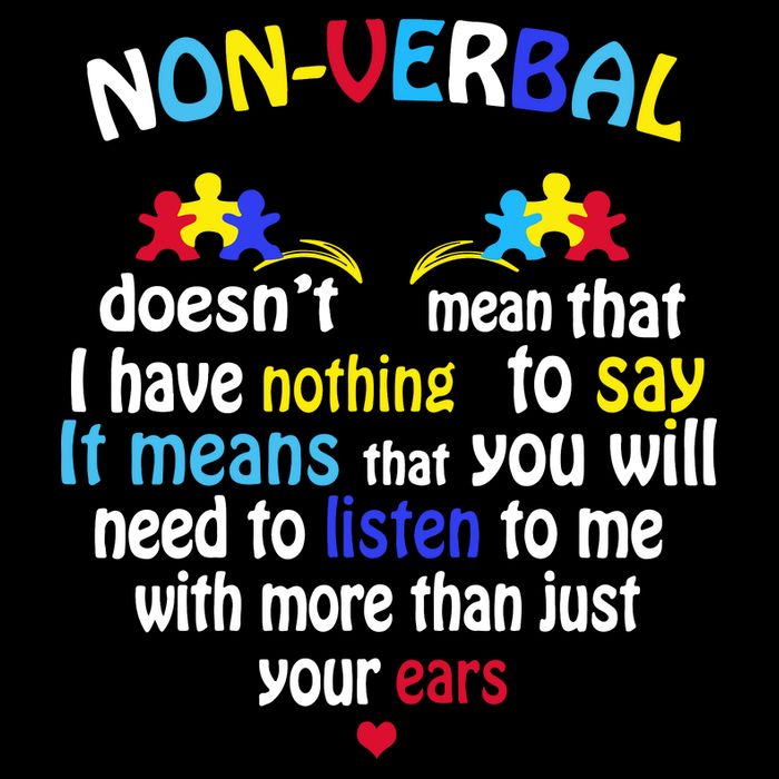 I Have NONVERBAL Autism Awareness , Autism  Cooling Performance Long Sleeve Crew