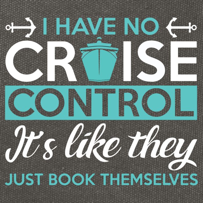 I Have No Cruise Control Vacation Cotton Canvas Backpack