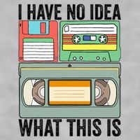 I Have No Idea What This Is 80s 90s Cassette Ladies PosiCharge Tri-Blend Wicking Tank