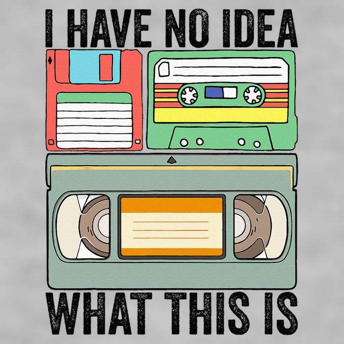 I Have No Idea What This Is 80s 90s Cassette Ladies PosiCharge Tri-Blend Wicking Tank