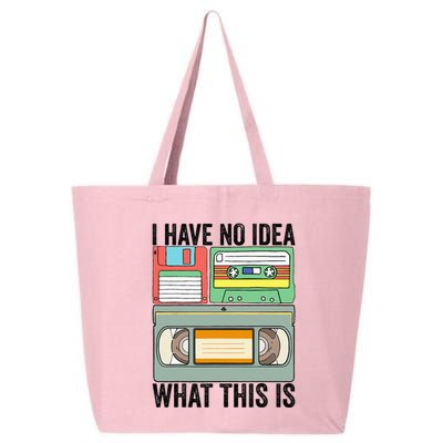 I Have No Idea What This Is 80s 90s Cassette 25L Jumbo Tote