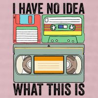 I Have No Idea What This Is 80s 90s Cassette 25L Jumbo Tote