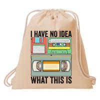 I Have No Idea What This Is 80s 90s Cassette Drawstring Bag
