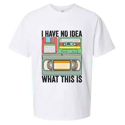 I Have No Idea What This Is 80s 90s Cassette Sueded Cloud Jersey T-Shirt
