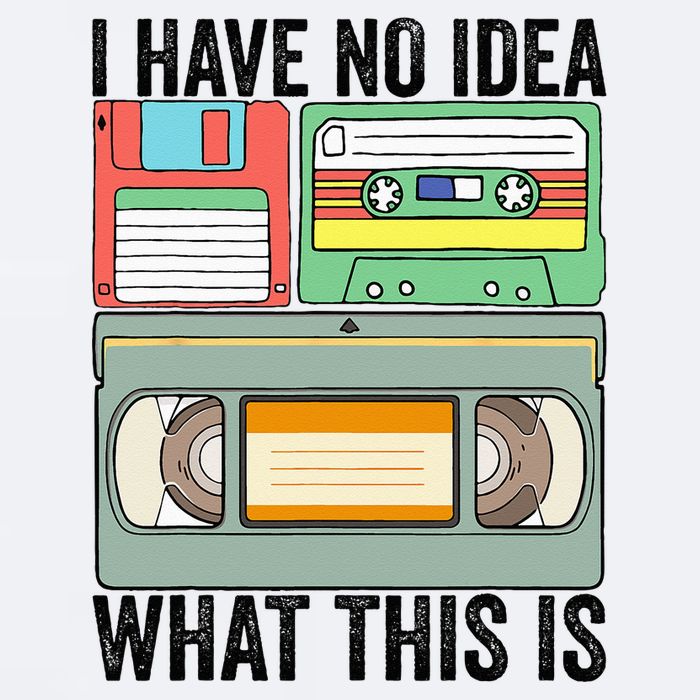 I Have No Idea What This Is 80s 90s Cassette Sueded Cloud Jersey T-Shirt