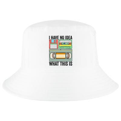 I Have No Idea What This Is 80s 90s Cassette Cool Comfort Performance Bucket Hat