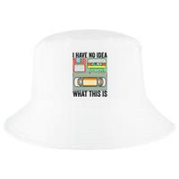 I Have No Idea What This Is 80s 90s Cassette Cool Comfort Performance Bucket Hat