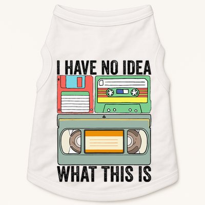 I Have No Idea What This Is 80s 90s Cassette Doggie Tank