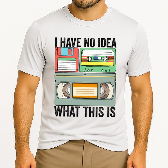 I Have No Idea What This Is 80s 90s Cassette Performance Shirt