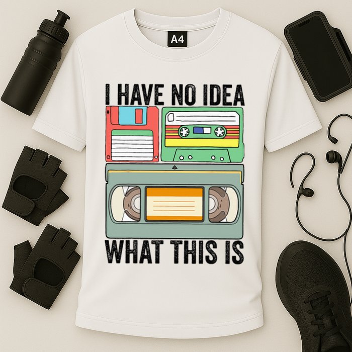 I Have No Idea What This Is 80s 90s Cassette Performance Shirt