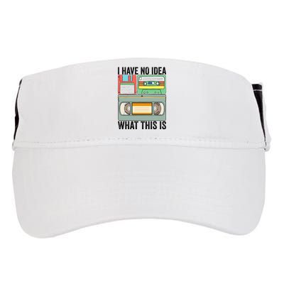 I Have No Idea What This Is 80s 90s Cassette Adult Drive Performance Visor