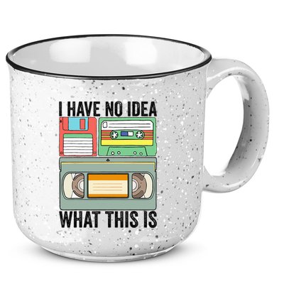 I Have No Idea What This Is 80s 90s Cassette 15oz Campfire Ceramic Mug