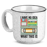 I Have No Idea What This Is 80s 90s Cassette 15oz Campfire Ceramic Mug