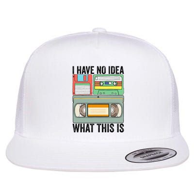 I Have No Idea What This Is 80s 90s Cassette Flatbill Hat