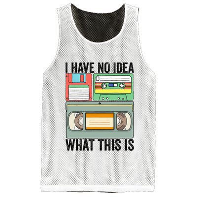 I Have No Idea What This Is 80s 90s Cassette Mesh Reversible Basketball Jersey Tank