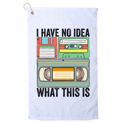 I Have No Idea What This Is 80s 90s Cassette Golf Towel