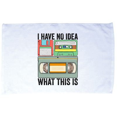 I Have No Idea What This Is 80s 90s Cassette Microfiber Hand Towel