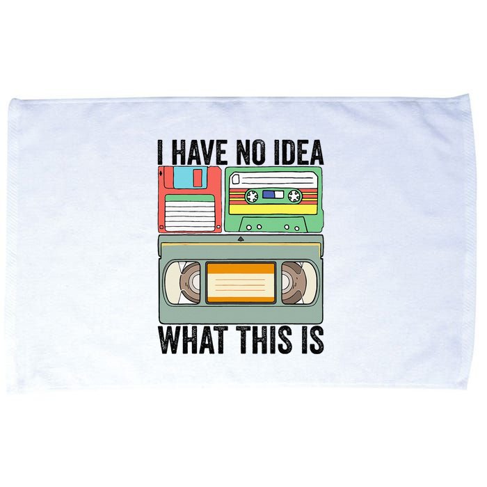 I Have No Idea What This Is 80s 90s Cassette Microfiber Hand Towel